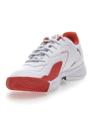 Beli in rdeči moški čevlji za padel Puma Nova Smash