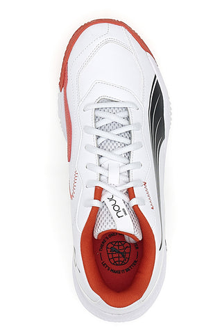 Beli in rdeči moški čevlji za padel Puma Nova Smash