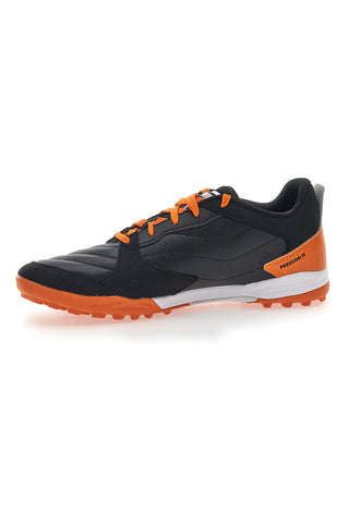 Črni in oranžni čevlji za dvoranski nogomet Puma Pressing IV TT