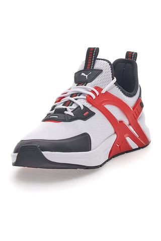 Bele superge z rdečimi in črnimi detajli Puma Pacer +