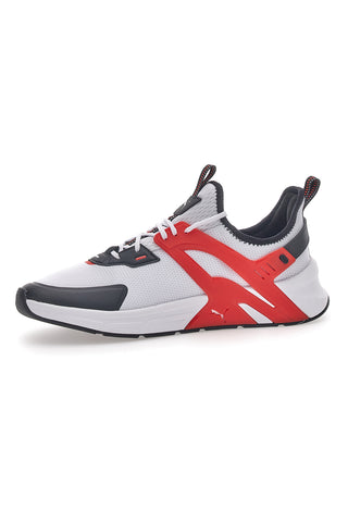 Bele superge z rdečimi in črnimi detajli Puma Pacer +