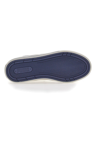 Bele superge z modrimi detajli za moške Puma Court Classic Vulc FS