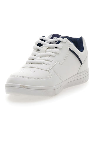 Bele superge z modrim profilom Fila Court Teens