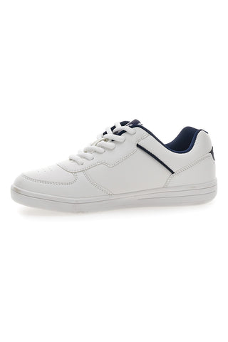 Bele superge z modrim profilom Fila Court Teens