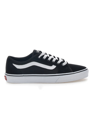 Črni usnjeni superge Vans za odrasle Filmore Decon