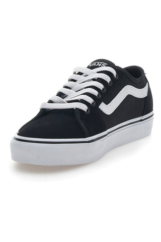Črni usnjeni superge Vans za odrasle Filmore Decon