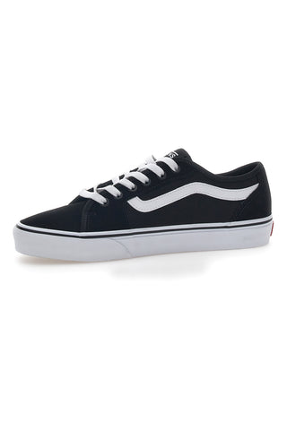 Črni usnjeni superge Vans za odrasle Filmore Decon