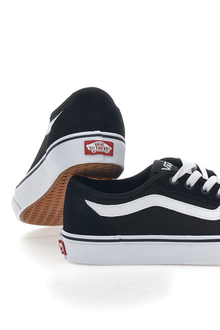 Črni usnjeni superge Vans za odrasle Filmore Decon