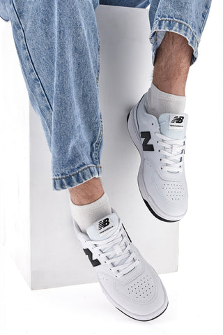 Bele superge z vezalkami za moške New Balance 80B