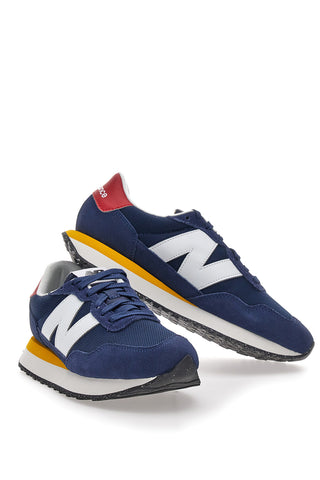Modri športni copati z barvnimi detajli New Balance 237