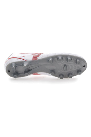 Beli in rdeči nogometni čevlji Mizuno Monarcida Neo III Select