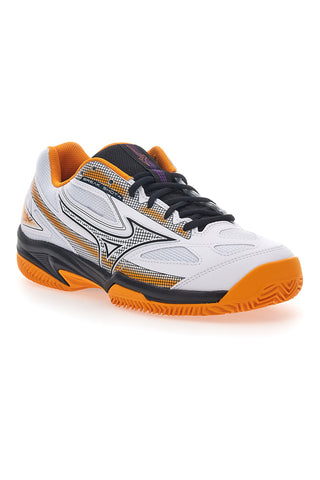 Beli in oranžni čevlji za padel Mizuno Breakshot 4 Padel