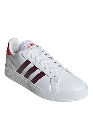 Bele športne copate z vezalkami Adidas Grand Court Base 2.0
