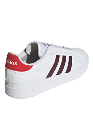 Bele športne copate z vezalkami Adidas Grand Court Base 2.0