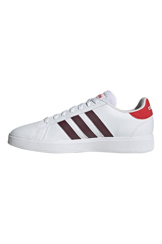 Bele športne copate z vezalkami Adidas Grand Court Base 2.0