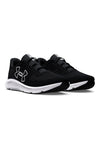 Črni in beli tekaški čevlji Under Armour Charged Pursuit 3 Bl