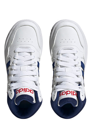 Visoke bele superge Adidas Hoops 3.0 Mid K