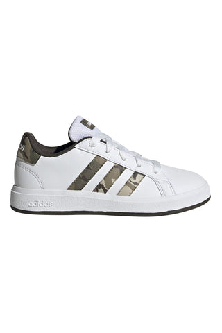 Bele in kamuflažne superge Adidas Grand Court 2.0 K