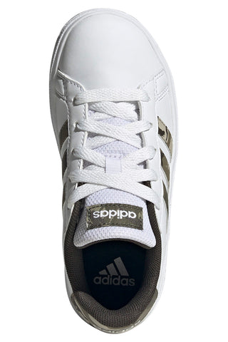 Bele in kamuflažne superge Adidas Grand Court 2.0 K