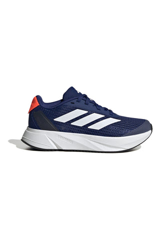 Modri športni copati z zavezovanjem na strani Adidas Duramo