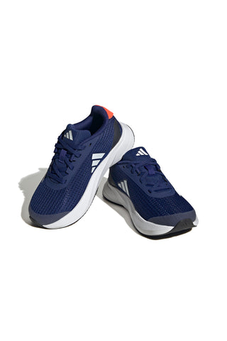 Modri športni copati z zavezovanjem na strani Adidas Duramo