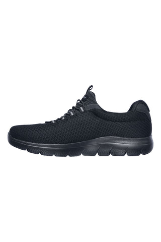 Črni superge Slip-On Skechers Summits