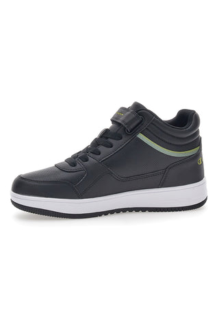 Črni in zeleni superge Mid-Cut z velcro CHAMPION REBOUND MID
