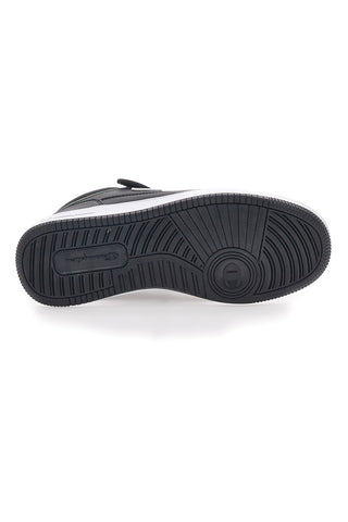 Črni in zeleni superge Mid-Cut z velcro CHAMPION REBOUND MID