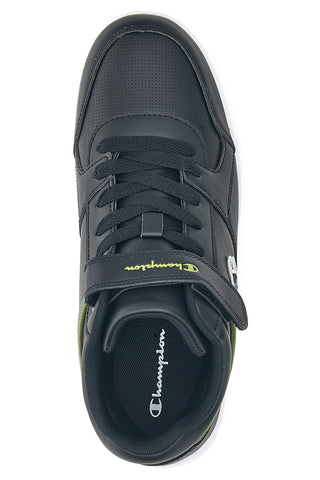 Črni in zeleni superge Mid-Cut z velcro CHAMPION REBOUND MID