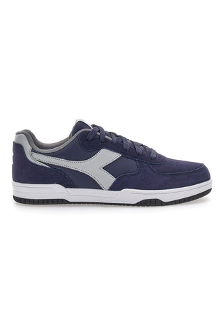 Modri športni copati z logotipom na strani Diadora Raptor Low S