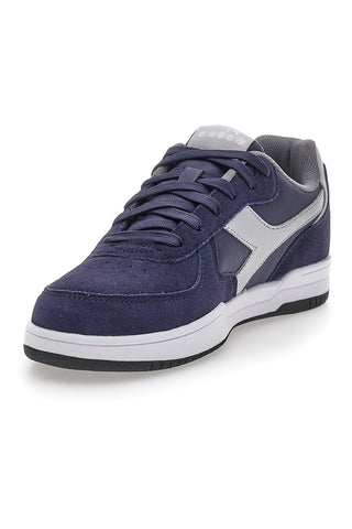 Modri športni copati z logotipom na strani Diadora Raptor Low S