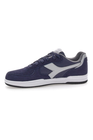 Modri športni copati z logotipom na strani Diadora Raptor Low S