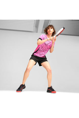 Črni čevlji za padel z rdečimi detajli Puma Nova Court