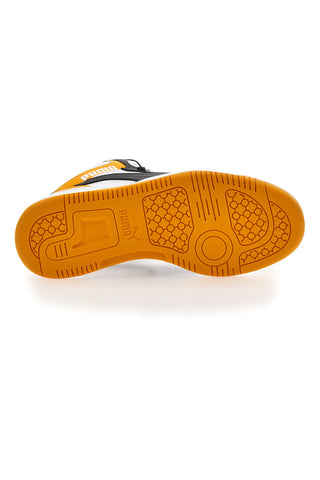 Visoke rumene/črne superge Puma Rebound V6 Mid JR