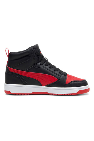 Visoke črne in rdeče superge Puma Rebound V6 mid