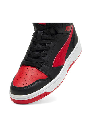 Visoke črne in rdeče superge Puma Rebound V6 mid