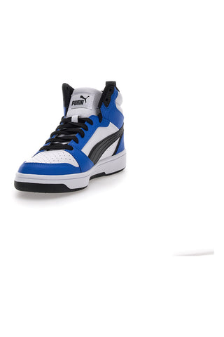 Visoke superge Puma Rebound V6 mid v beli in modri barvi
