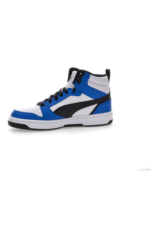 Visoke superge Puma Rebound V6 mid v beli in modri barvi