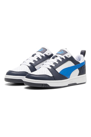 Bele in modre superge Puma Rebound V6 Low Jr