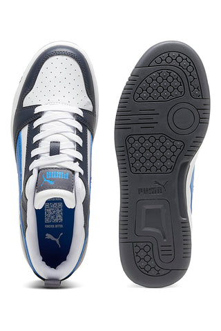 Bele in modre superge Puma Rebound V6 Low Jr