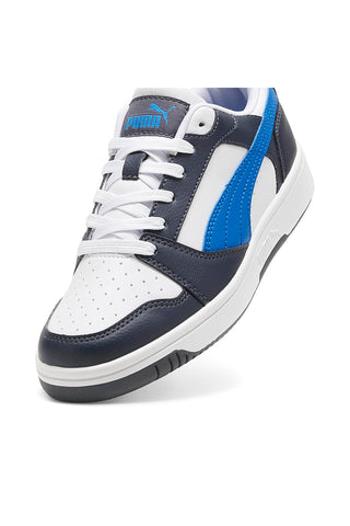 Bele in modre superge Puma Rebound V6 Low Jr