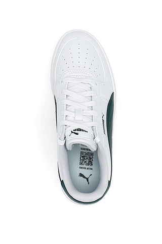Bele superge z zelenimi detajli Puma Caven 2.0 JR