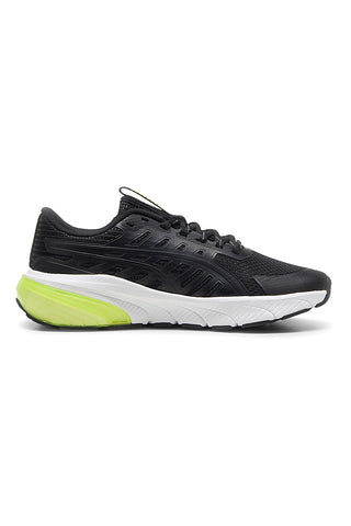 Črni, beli in limetno zeleni tekaški copati Puma Cell Glare Jr