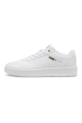 Bele superge z zlatimi detajli Puma Court Classic
