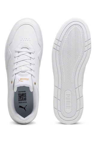 Bele superge z zlatimi detajli Puma Court Classic