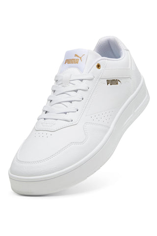 Bele superge z zlatimi detajli Puma Court Classic