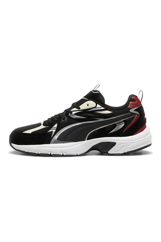Črni športni copati z barvnimi detajli PUMA Milenio Tech Suede