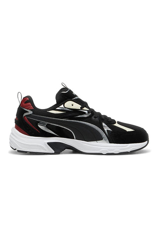 Črni športni copati z barvnimi detajli PUMA Milenio Tech Suede