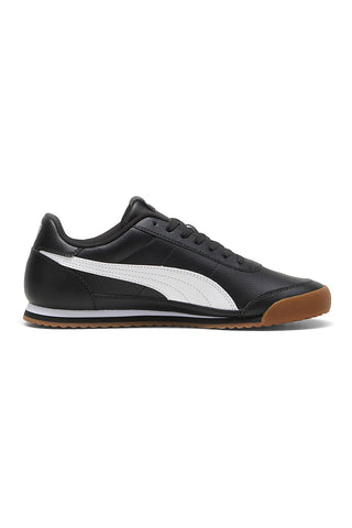 Črni športni copati z belimi trakovi Puma Turino II