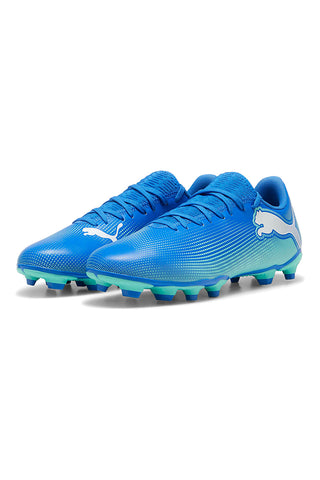 Modri nogometni čevlji za trdna in umetna igrišča Puma Future 7 Play FG/AG